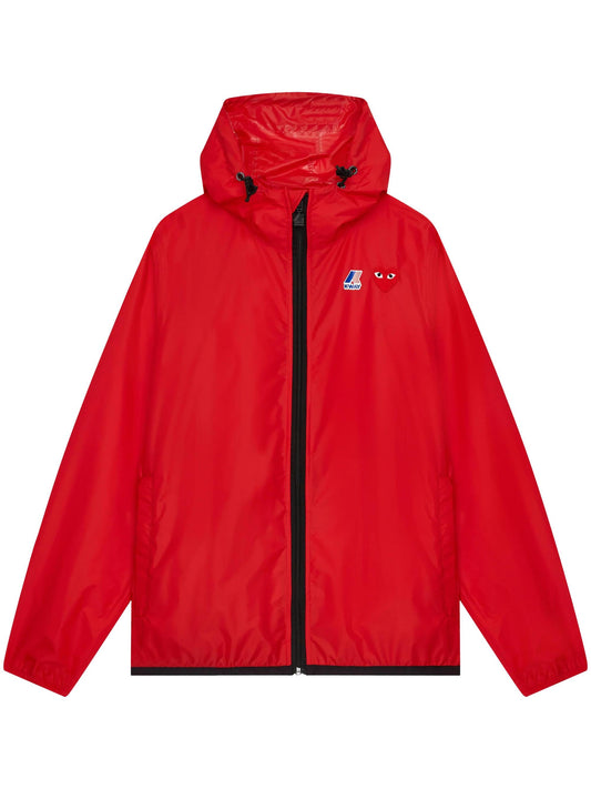 KWAY FULL ZIP JACKET RED EMBLEM